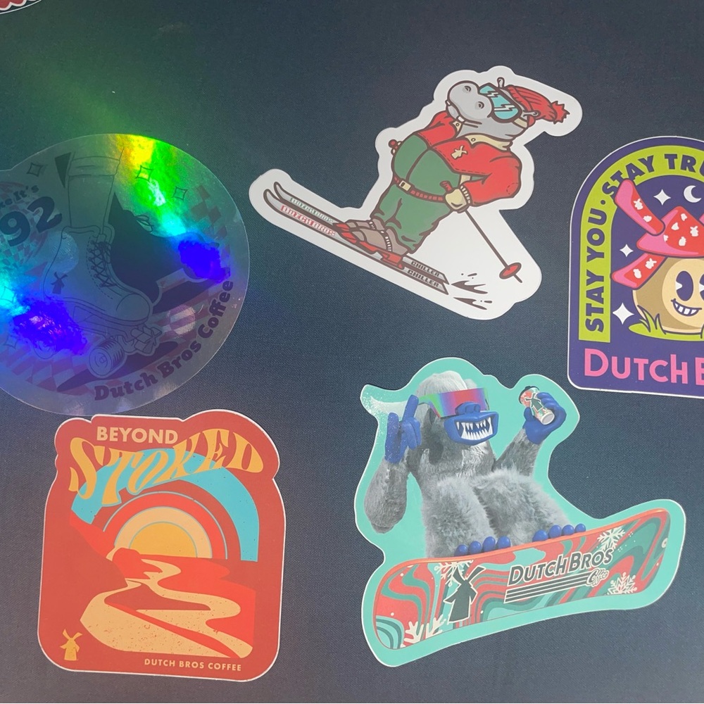 Limited Edition Dutch Bros Sticker Pack